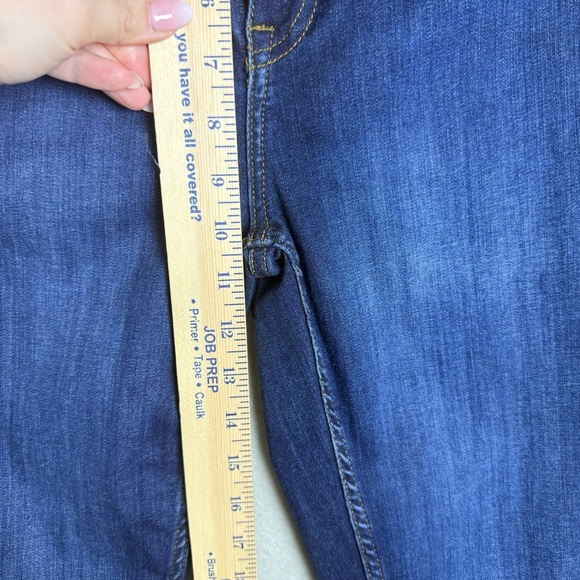 Free People Women’s Distressed Knee Skinny Denim Blue Jeans Womens Size 30 - Picture 6 of 8